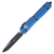 Microtech Ultratech Drop Point, Blue Aluminum / Black M390 - 121-1BL
