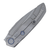 Microtech ANAX Drop Point, Bead Blasted Titanium Integral - Carbon Fiber Inlays / Bead Blasted M390 - 190C-7CFITI