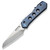 WE Knife Vision R, Blue Anodized Titanium / Bead Blasted CPM 20CV - 21031-3