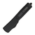 Microtech UTX-70 Double Edge Tactical, Black Aluminum / Black Fully Serrated M390 - 147-3T