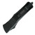 Microtech Combat Troodon Tactical Drop Point, Black Aluminum / Black Cerakote - 143-1T