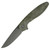 ABW American Blade Works Model 1 (V6) Liner Lock, OD Micarta / Stonewash CPM MagnaCut