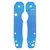 Smock Knives Textured Titanium Scales for Spyderco Smock, Blue
