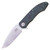 3LegDog Knives G8 Harpoon Green Wood Burl, Hand Satin MagnaCut
