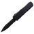 Guardian Tactical Recon-035 Double Edge, Black Aluminum / Partially Serrated Black Elmax - 93132