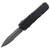 Guardian Tactical Recon-035 Double Edge, Black Aluminum / Partially Serrated Stonewash Elmax - 93532