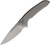 Ferum Forge Stinger Button Lock, Blasted Titanium / Blasted Nitro-V