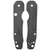 Smock Knives 2023 Flag Design Milled Titanium Scales for Spyderco Smock, Dark Stonewash