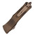 Microtech Combat Troodon Double Edge Signature Series, Antique Bronze Aluminum / Apocalyptic M390 - MT 142-13APABS
