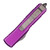 Microtech UTX-85 Drop Point, Distressed Violet Aluminum / Stonewash M390 - 231-10DVI