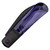 Jack Wolf Knives Laid Back Jack, Purple Wave Kirinite & Titanium / DLC CPM S90V