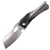 Serge Knives Production Trisect, Flamed Ti / Stonewash M390