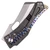 Serge Knives Production Trisect, Flamed Ti / Stonewash M390