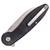 ABW American Blade Works Model 1 (V6) Wharncliffe Liner Lock, Black Micarta / Stonewash CPM MagnaCut