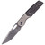 BergBlades Sweeney, Titanium- Carbon Fiber / Damasteel