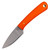 LT Wright Knives Frontier Valley Flat Ground 01, Orange G10
