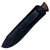 Justin Chenault Custom Knives Mosaic Hunter Claro Walnut Burl, Mosaic 1095 & 15N20