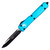 Microtech Ultratech Drop Point, Turquoise Aluminum / Black M390 - 121-1TQ
