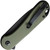 Civivi Button Lock Elementum II, OD Green G10 / Black Stonewash Drop Point Nitro-V - C18062P-3