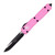 Microtech Ultratech Drop Point, Blasted Pink Cerakote Aluminum / Black M390 - 121-1BPK