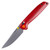 Tactile Knife Co Maverick Limited Edition "Ember" Milled Titanium / Stonewash CPM Magnacut