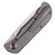 Trevor Burger Custom EXK Spear Point SFL, Titanium / Hand Rubbed Satin M390