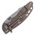 Hinderer Knives XM-18 3.5" Harpoon Spanto, FDE G10, Battle Bronze / Working Finish CPM