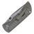 McNees MAC2 3.5, Atomic Green Finish "Shockwave" Pattern Milled Titanium Scales / Atomic Stonewash Magnacut