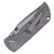 McNees MAC2 3.5, Atomic Stonewash Finish "Jigged" Pattern Milled Titanium Scales / Atomic Stonewash Magnacut