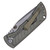 McNees MAC2 3.5, Atomic Green Finish "Fastback" Pattern Milled Titanium Scales / Atomic Stonewash Magnacut