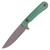 American Blade Works Fixed Blade Jade G10, Stonewash MagnaCut