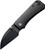 Civivi Baby Banter Wharncliffe, Black Burlap Micarta / Black Nitro-V - C19068SC-1
