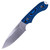 Bradford Knives Guardian 4.2 Sabre Stonewash, 3D Microtextured Blue & Black G10 / CPM MagnaCut