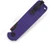 Bestech Glok Button Lock, Purple G10 / Blackwash 14C28N - BG55D, closed