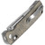 Kizer Escort Clutch Lock, Green Burlap Micarta / Stonewash 154CM - V4481C2, closed