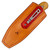 Double X Knives Fixed Trapper, Blonde Canvas Micarta - Brown Canvas Bolster / Stonewash CPM MagnaCut leather sheath