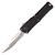 Microtech Combat Troodon Gen III Double Edge, Black Aluminum / Stonewash Combo Edge M390MK - 1142-11