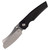 Berg Blades Button Barber, PVD Black Titanium / Satin M390