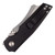 Berg Blades Button Barber, PVD Black Titanium / Satin M390
