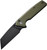 Civivi Amirite Button Lock, OD Green G10 / Black Nitro-V - C23028-3