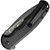 Civivi Praxis Button Lock, Black Aluminum / Damascus - C18026E-DS1