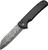 Civivi Chevalier II Button Lock Flipper, Black Aluminum / Damascus - C20022B-DS1