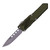 Guardian Tactical GTX-025 OTF Drop Point OD Green Aluminum / Stonewash ELMAX - 12-8511