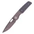 BergBlades Mini Sweeney Black Micarta, Dark Stonewash Titanium / Dark Stonewash CPM 20CV