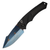 Heretic Custom Pariah Auto Black Aluminum with Carbon Fiber Inlay & Button / Blued Baker Forge Elite AuroraMai - S/N 025