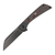 Finch Hellfire Sabotage Red Shredded Carbon Fiber / Black 154CM