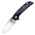 3LegDog Model W5 Standard #24-04 Black G10 with Red, White, & Blue Carbon Fiber Inlay / Harpoon Hand Satin CPM MagnaCut (#2)
