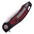 3LegDog Model H4 Standard #24-01 Black G10 with Lava Flow Fat Carbon Inlay / Harpoon Hand Satin CPM MagnaCut (#3)