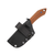 Boatright Bladeworks Esker-S Natural Linen Blue Accents / Blast & Tumbled BD1