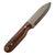 LT Wright Knives Bushbaby Desert Ironwood with Black Liners / Scandi A2
